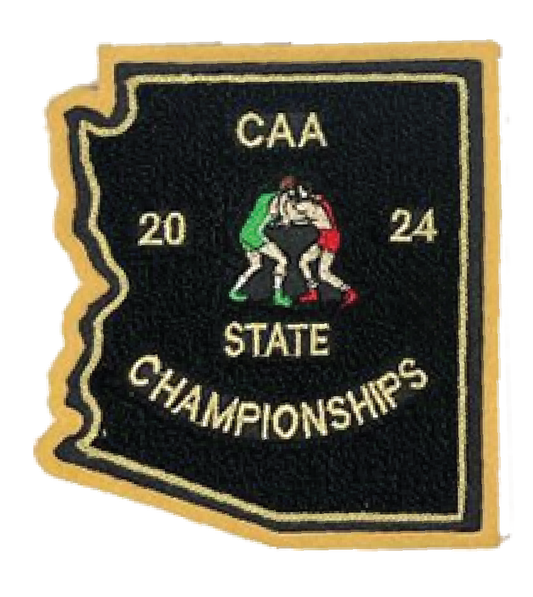 2024 CAA State Championship Wrestling Patch