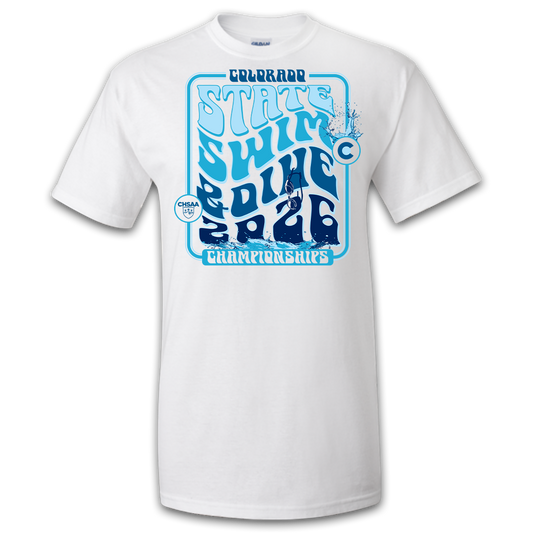 2026 CHSAA State Championship Girls Swim & Dive T-Shirt