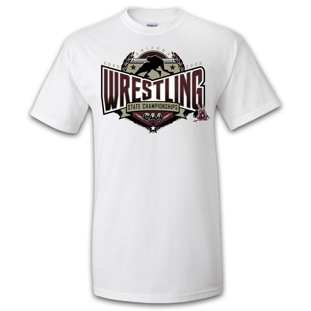 2025-26 CAA State Championship Wrestling T-Shirt