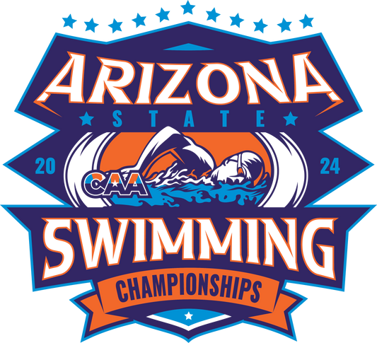 2024 CAA State Championship Swim Sticker 3-Pack