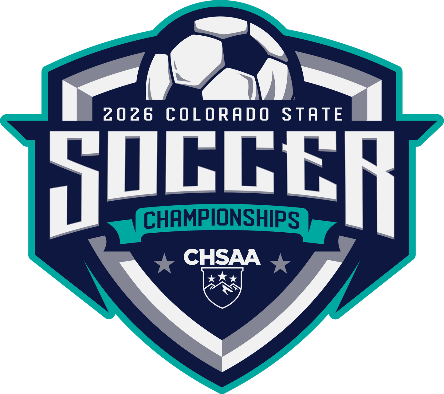 2026 CHSAA State Championship Girls Soccer Sticker 4-Pack