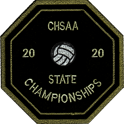 2020 CHSAA State Championship Volleyball Patch