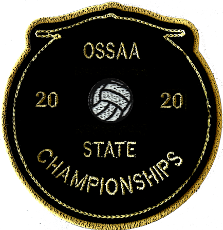 2020 OSSAA State Championship Volleyball Patch