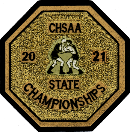 2021 CHSAA State Championship Wrestling Patch