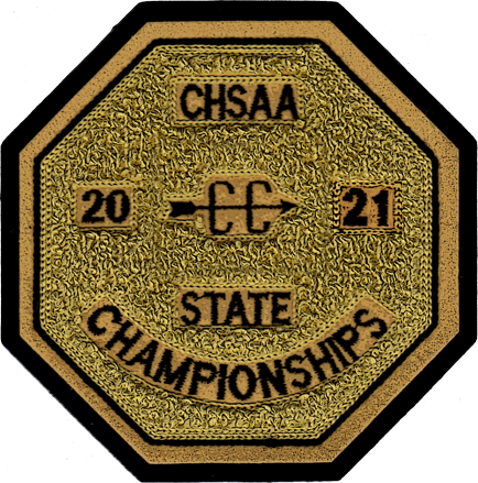 2021 CHSAA State Championship Cross Country Patch