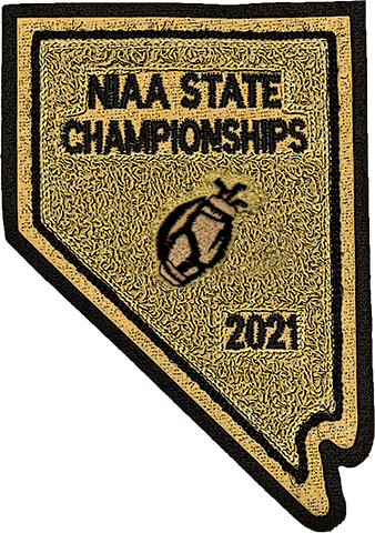2021 NIAA State Championship Golf Patch