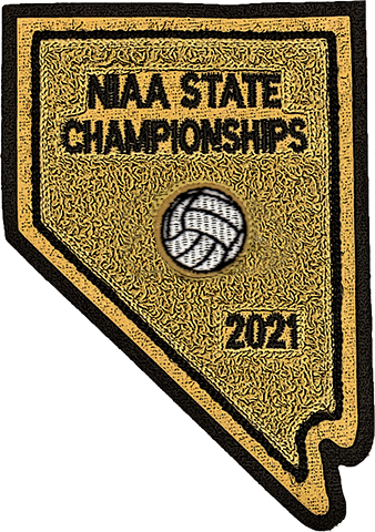 2021 NIAA State Championship Volleyball Patch