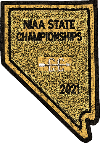 2021 NIAA State Championship Cross Country Patch