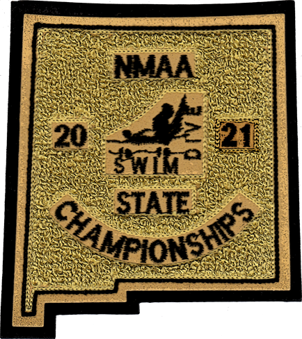 2021 NMAA State Championship Swim & Dive Patch