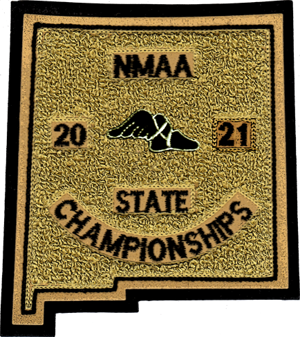 2021 NMAA State Championship Track & Field Patch