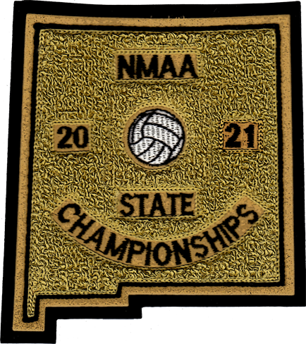2021 NMAA State Championship Volleyball Patch