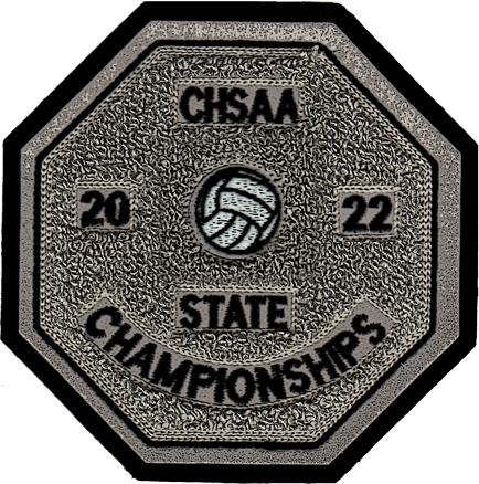 2022 CHSAA State Championship Volleyball Patch
