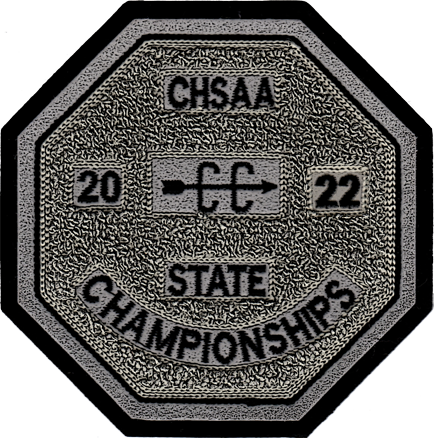 2022 CHSAA State Championship Cross Country Patch