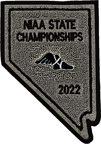2022 NIAA State Championship Track & Field Patch