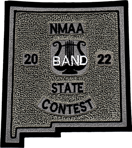 2022 NMAA State Championship Concert Band Patch