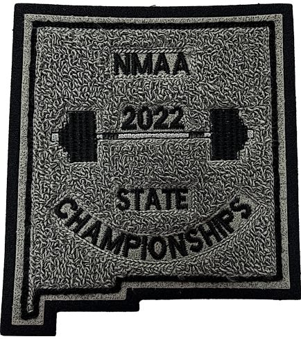2022 NMAA State Championship Powerlifting Patch