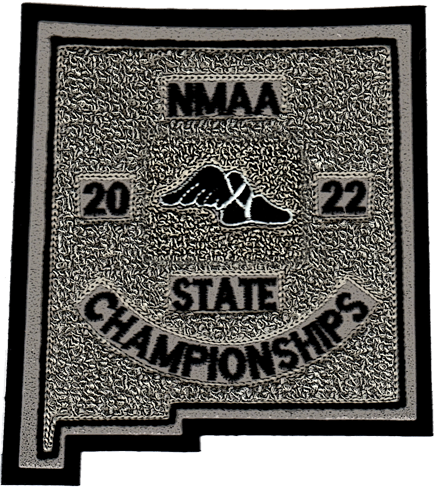 2022 NMAA State Championship Track & Field Patch