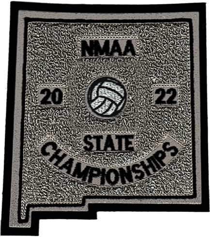 2022 NMAA State Championship Volleyball Patch