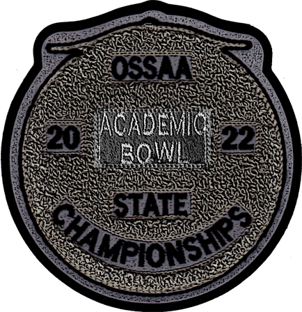 2022 OSSAA State Championship Academic Bowl Patch