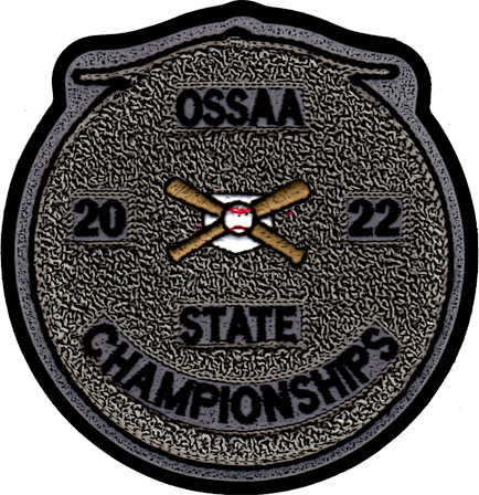 2022 OSSAA State Championship Baseball Patch