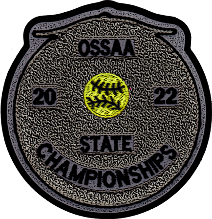 2022 OSSAA State Championship Softball Patch