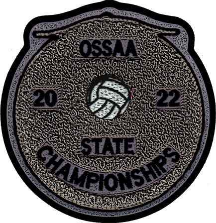 2022 OSSAA State Championship Volleyball Patch