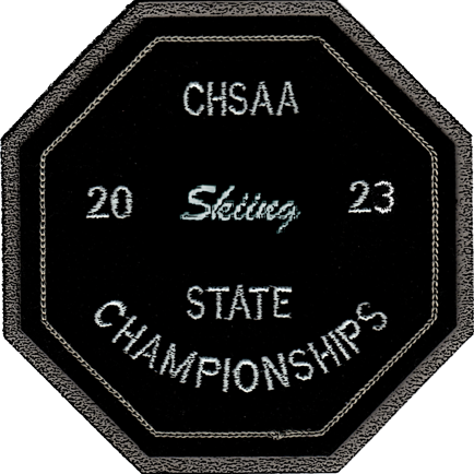 2023 CHSAA State Championship Skiing Patch