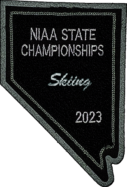 2023 NIAA State Championship Skiing Patch