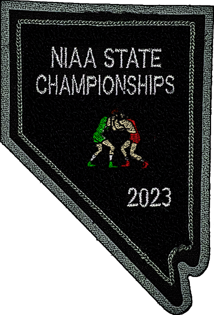 2023 NIAA State Championship Wrestling Patch