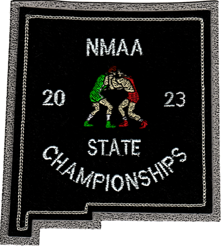 2023 NMAA State Championship Wrestling Patch