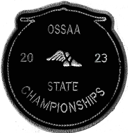2023 OSSAA State Championship Track & Field Patch