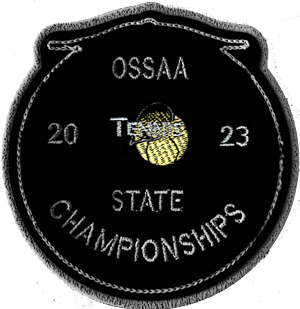 2023 OSSAA State Championship Tennis Patch